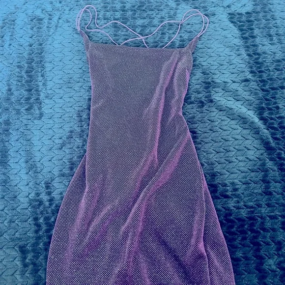 satin dress blue Reese Blue Satin Maxi Dress - US 14